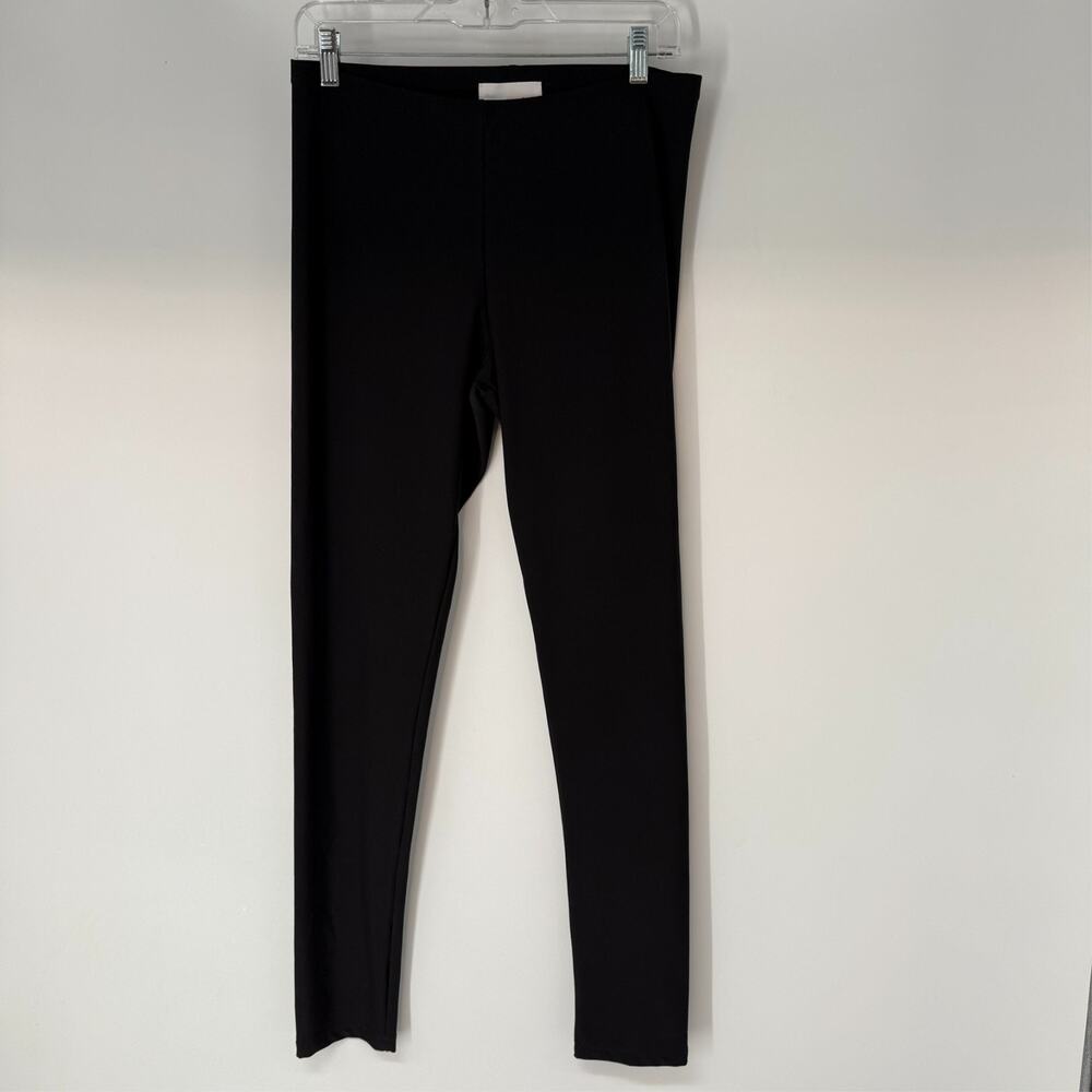Compli K Leggings Womens L Black Stretch Pull On Slim Fit Seamless Athletic